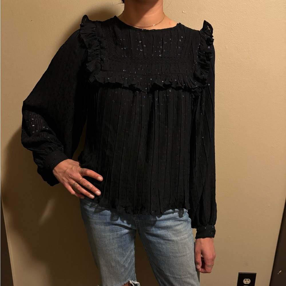 Black Topshop Blouse